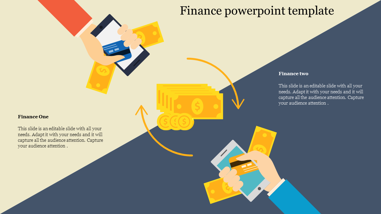 A Finance Powerpoint Template Design